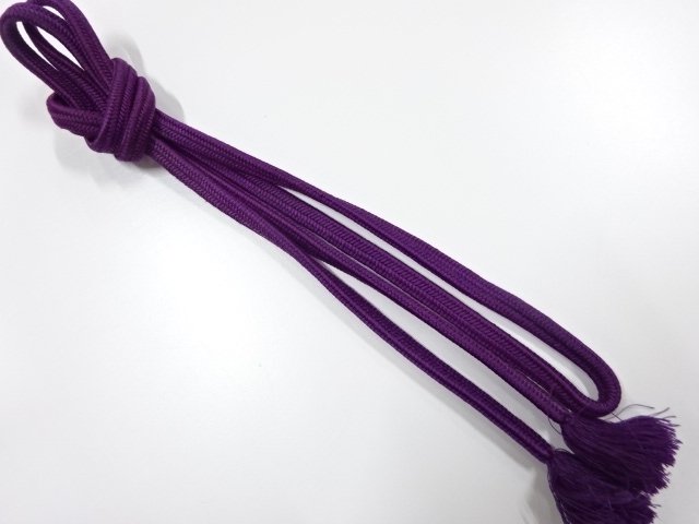 JAPANESE KIMONO / HAND-TIED OBIJIME CORD